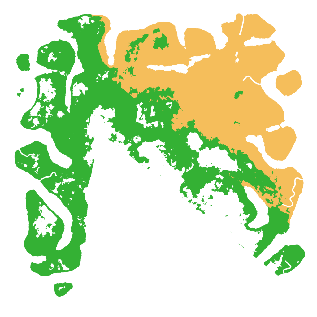 Biome Rust Map: Procedural Map, Size: 4500, Seed: 443027311