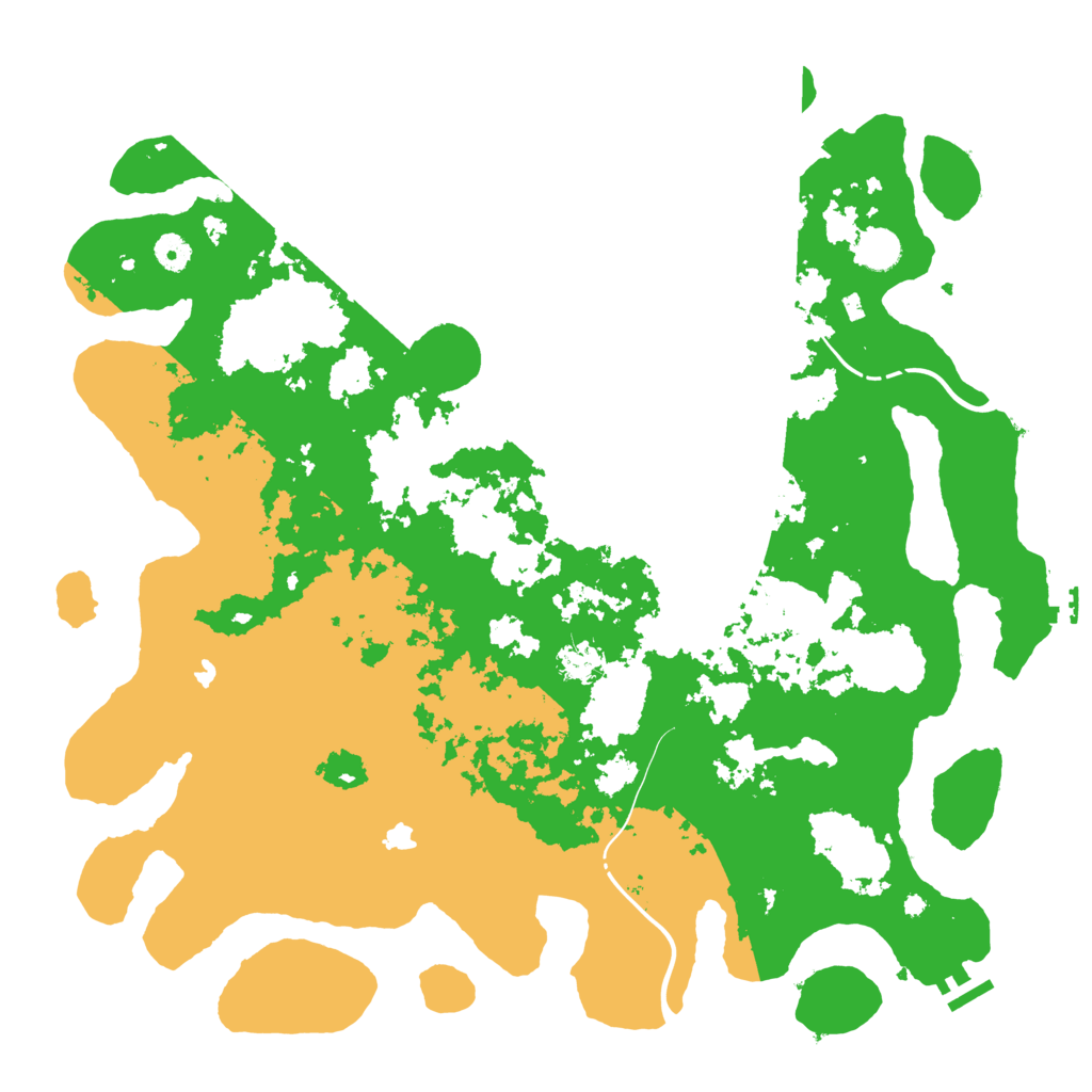 Biome Rust Map: Procedural Map, Size: 4500, Seed: 1112248