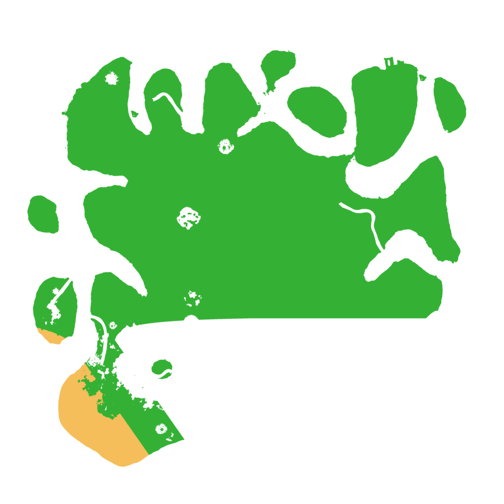 Biome Rust Map: Procedural Map, Size: 3500, Seed: 6854