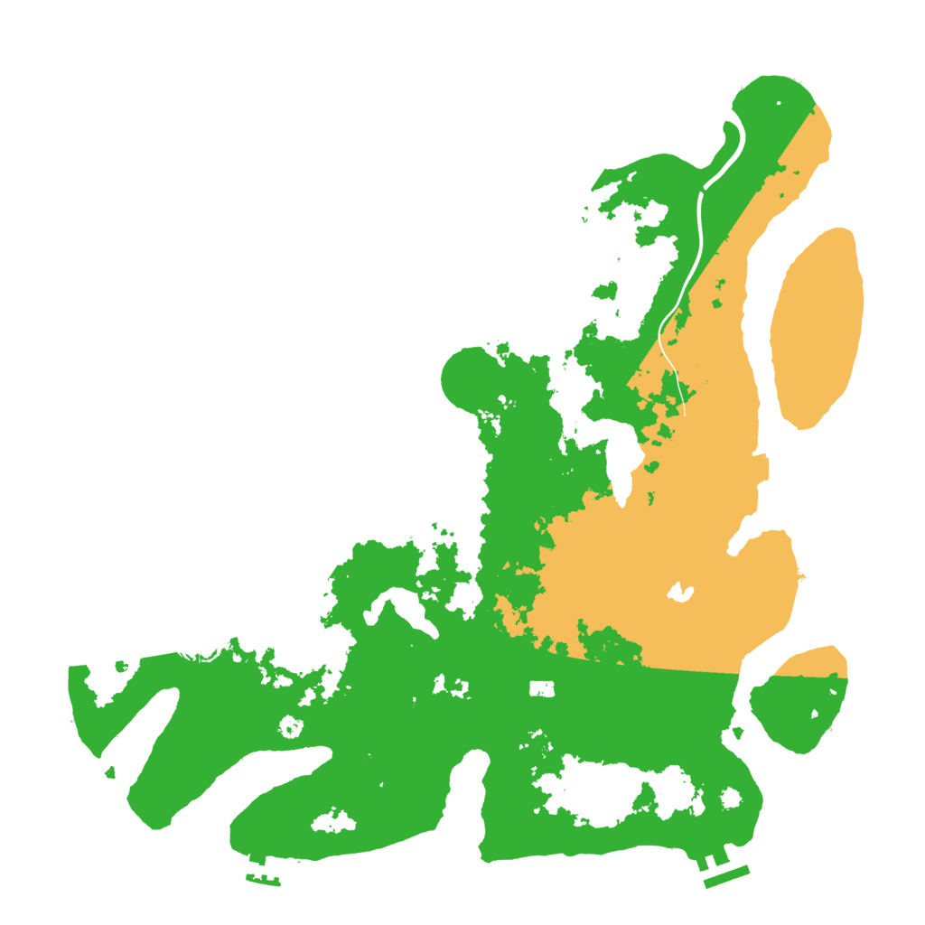 Biome Rust Map: Procedural Map, Size: 4000, Seed: 13457