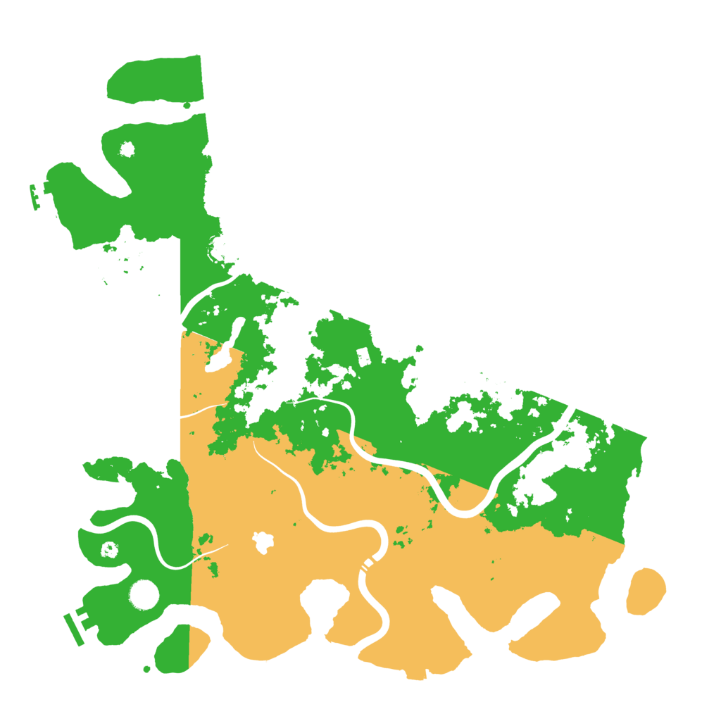 Biome Rust Map: Procedural Map, Size: 4250, Seed: 4206921