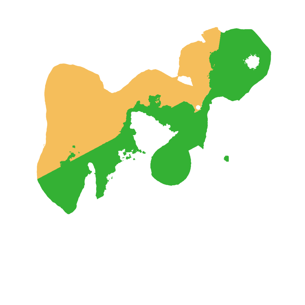 Biome Rust Map: Procedural Map, Size: 2000, Seed: 381878973