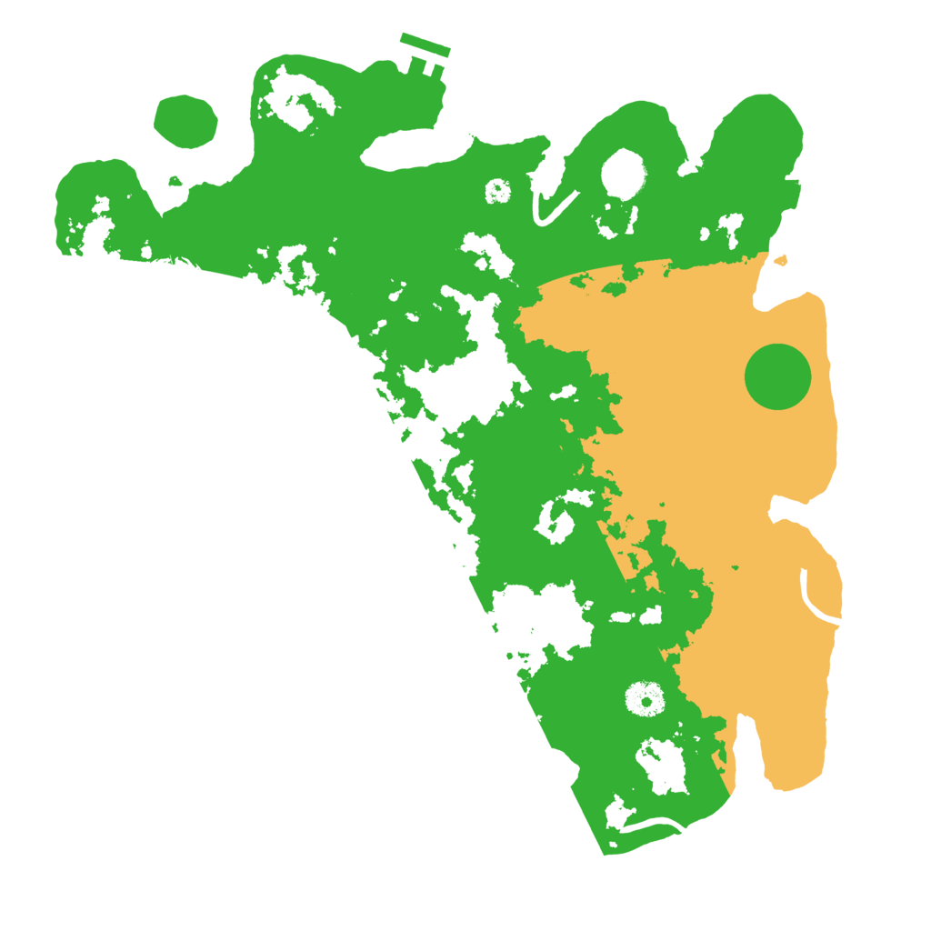 Biome Rust Map: Procedural Map, Size: 3700, Seed: 112367036