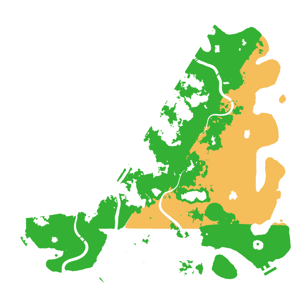 Biome Rust Map: Procedural Map, Size: 4500, Seed: 1908039120