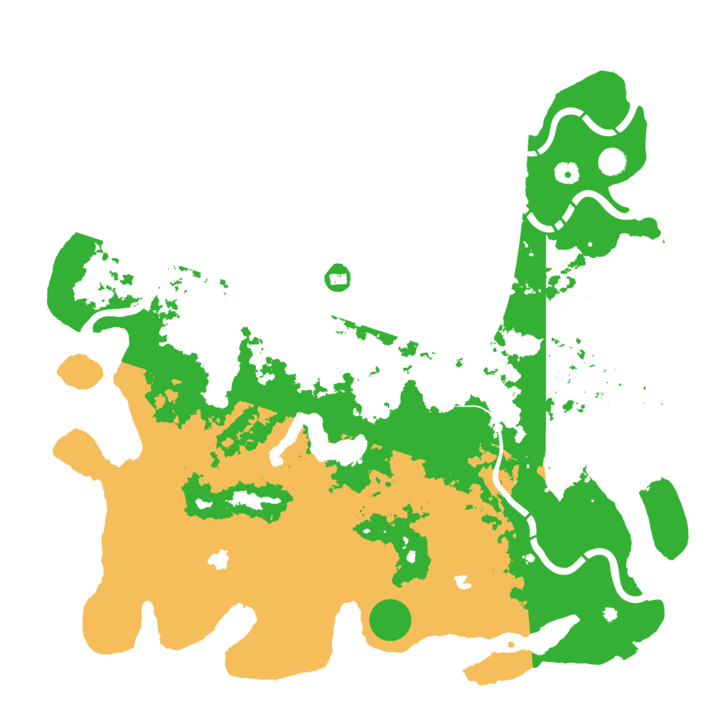 Biome Rust Map: Procedural Map, Size: 4600, Seed: 1379258