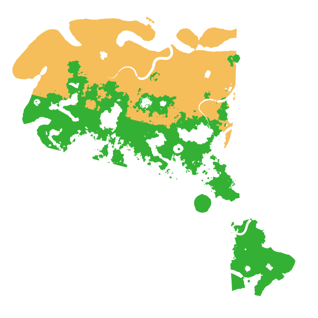 Biome Rust Map: Procedural Map, Size: 5000, Seed: 2388372