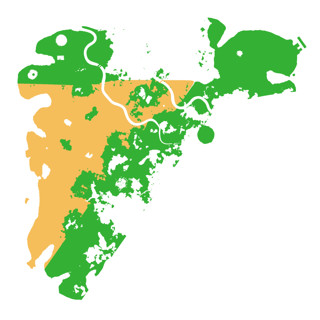 Biome Rust Map: Procedural Map, Size: 5000, Seed: 1348973268