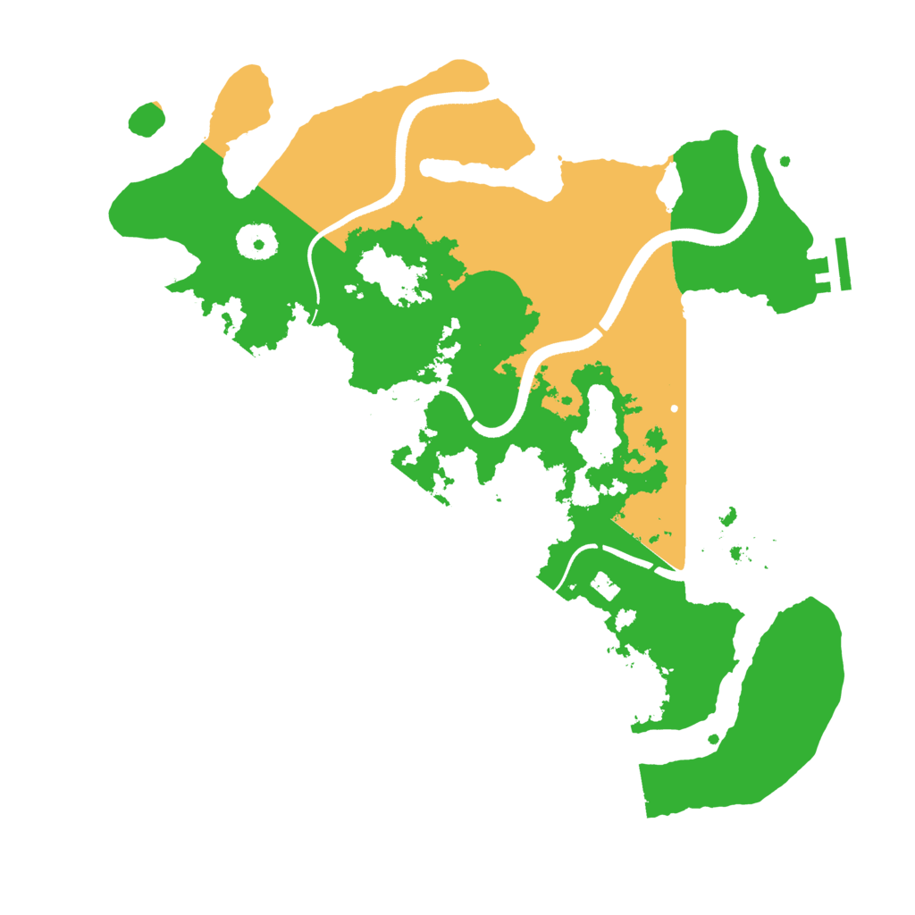 Biome Rust Map: Procedural Map, Size: 3500, Seed: 675300