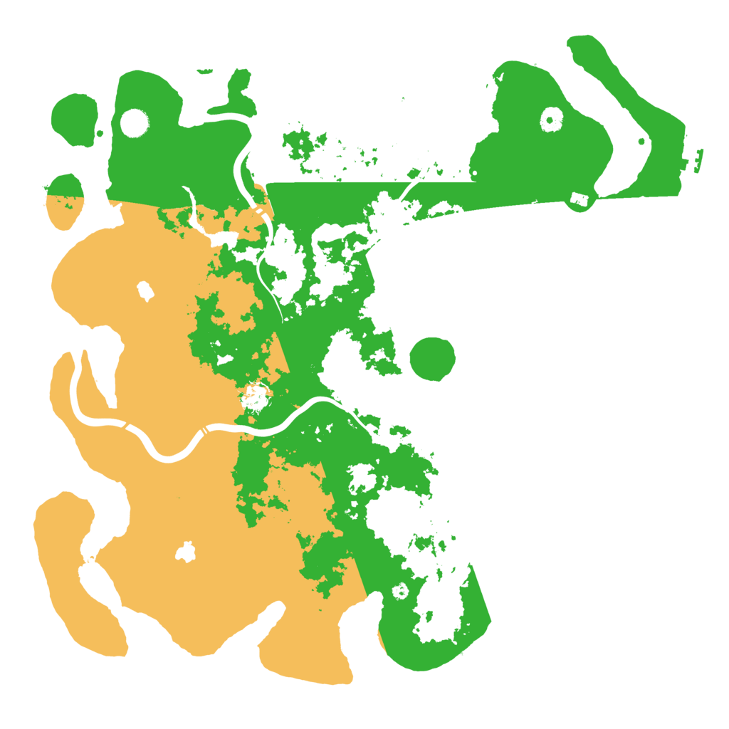 Biome Rust Map: Procedural Map, Size: 4500, Seed: 1370677315