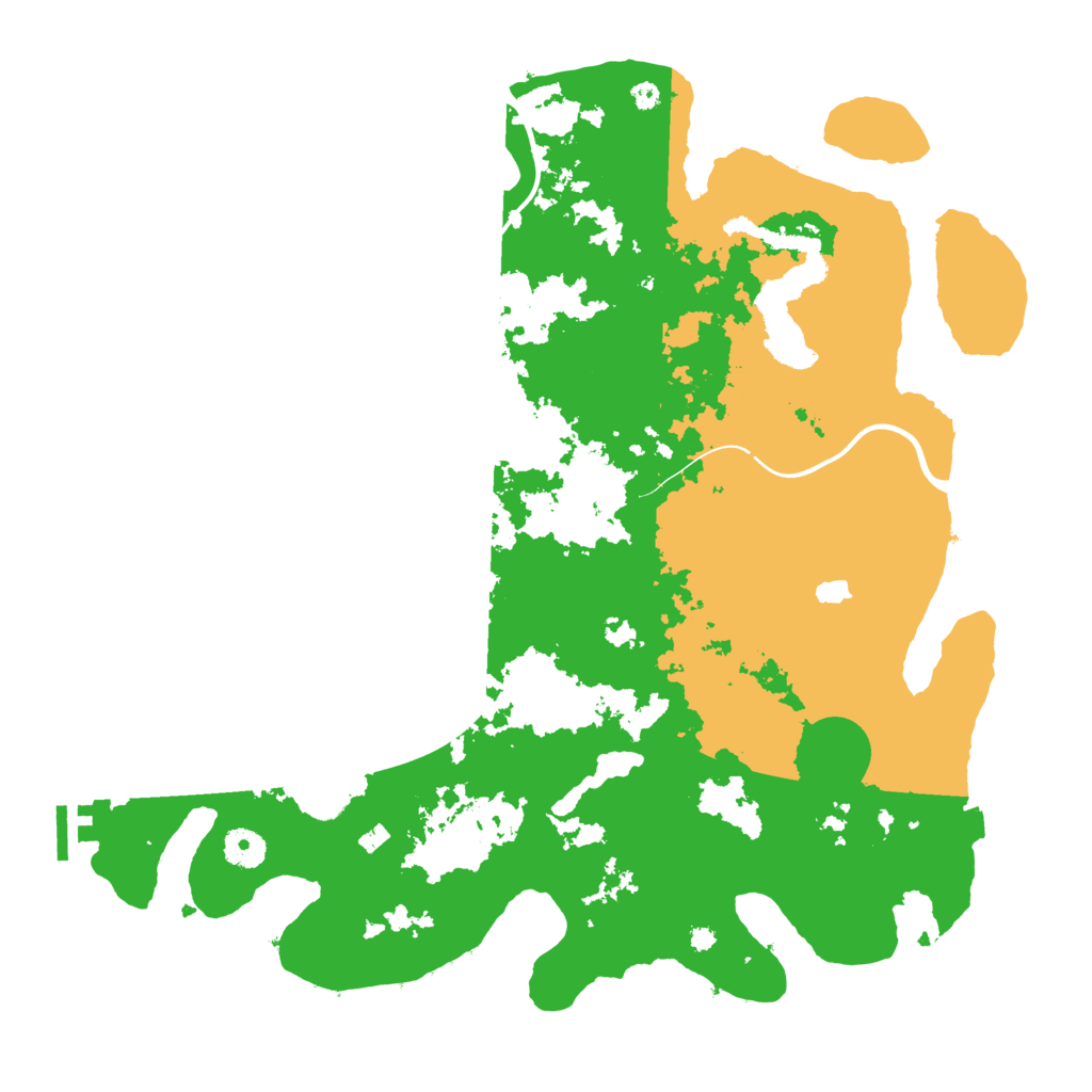 Biome Rust Map: Procedural Map, Size: 4000, Seed: 86966599