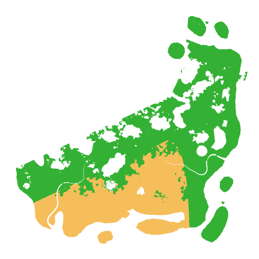 Biome Rust Map: Procedural Map, Size: 4250, Seed: 880250628