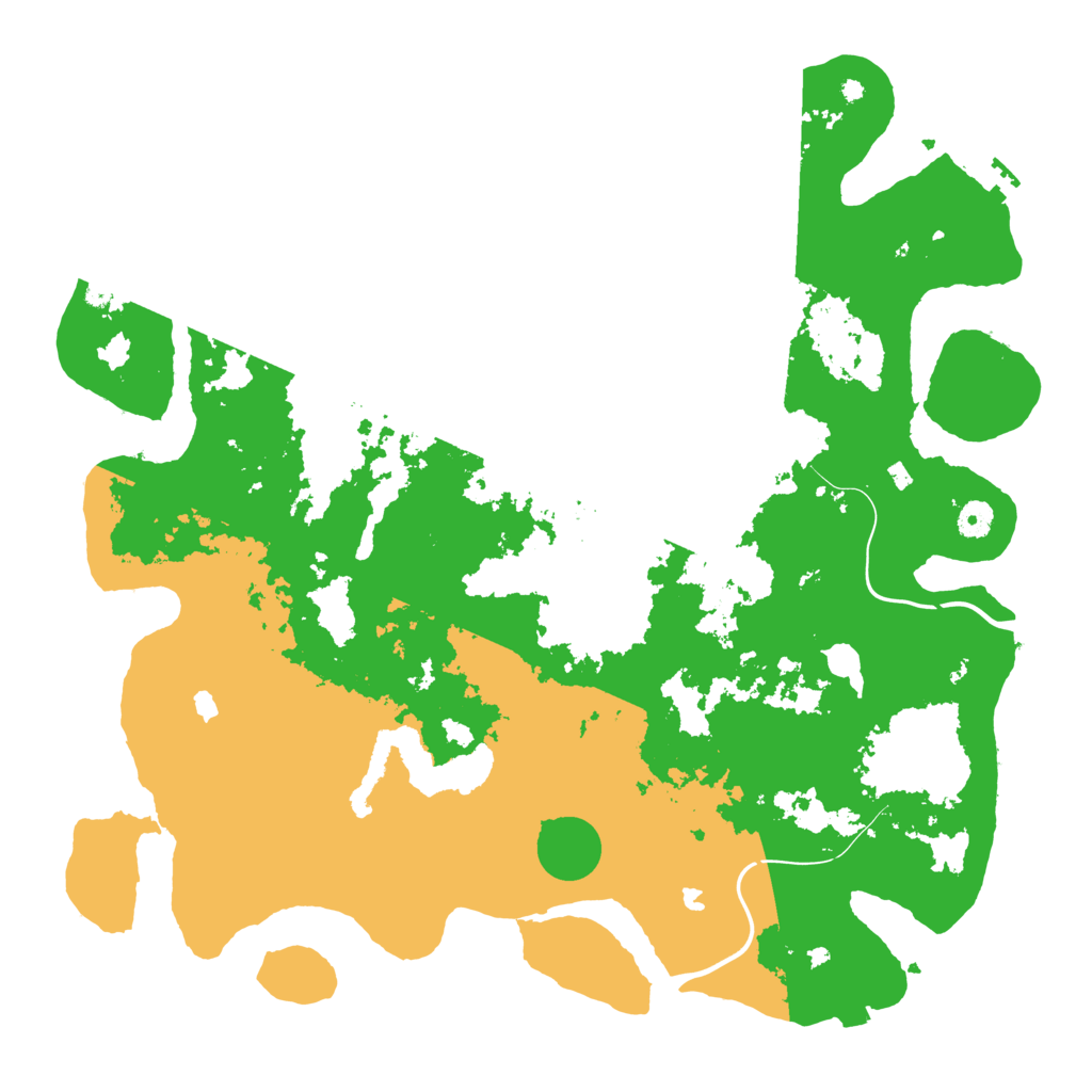 Biome Rust Map: Procedural Map, Size: 4500, Seed: 12323239