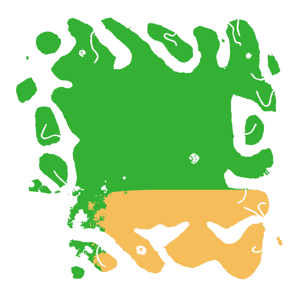 Biome Rust Map: Procedural Map, Size: 4500, Seed: 3897