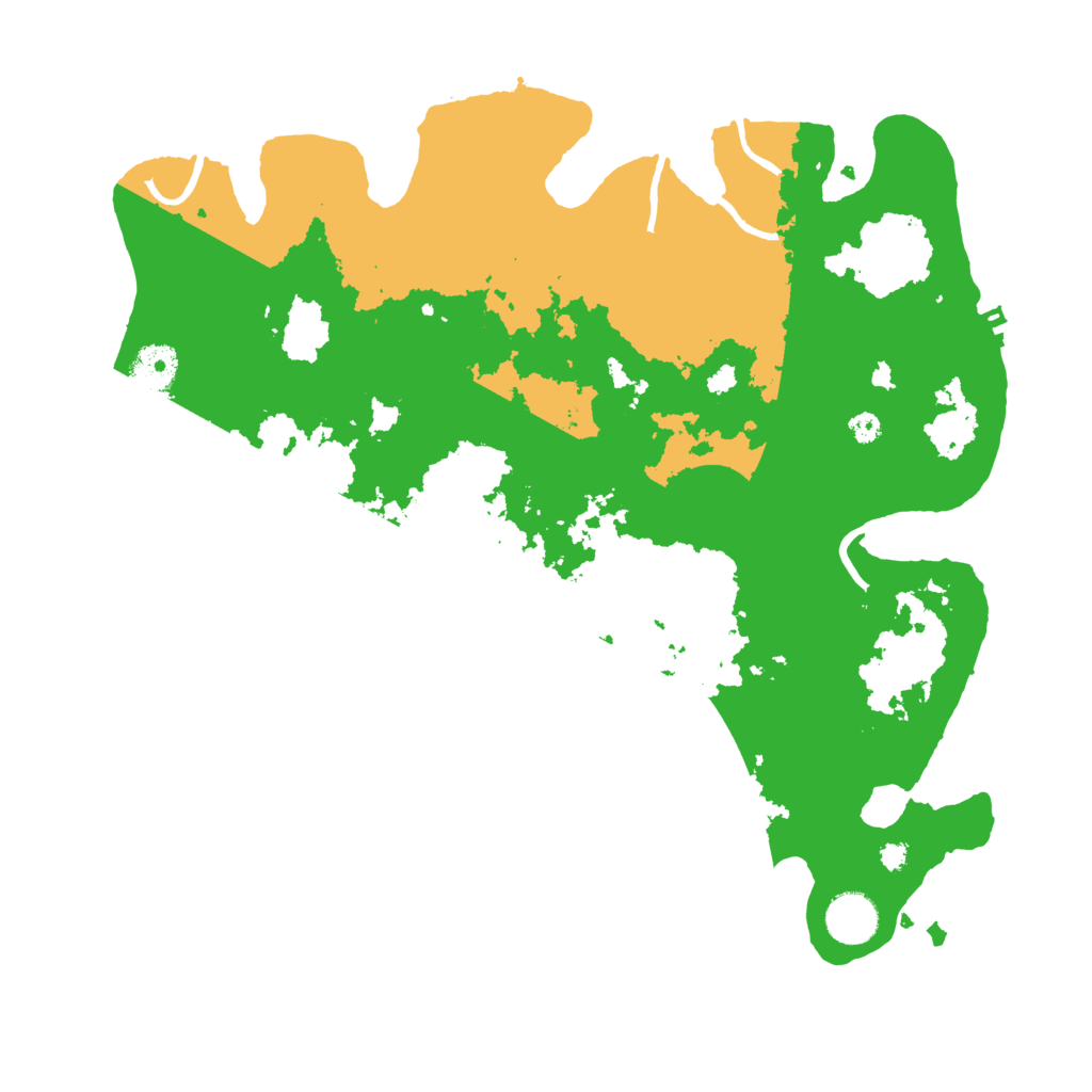 Biome Rust Map: Procedural Map, Size: 3700, Seed: 34880626