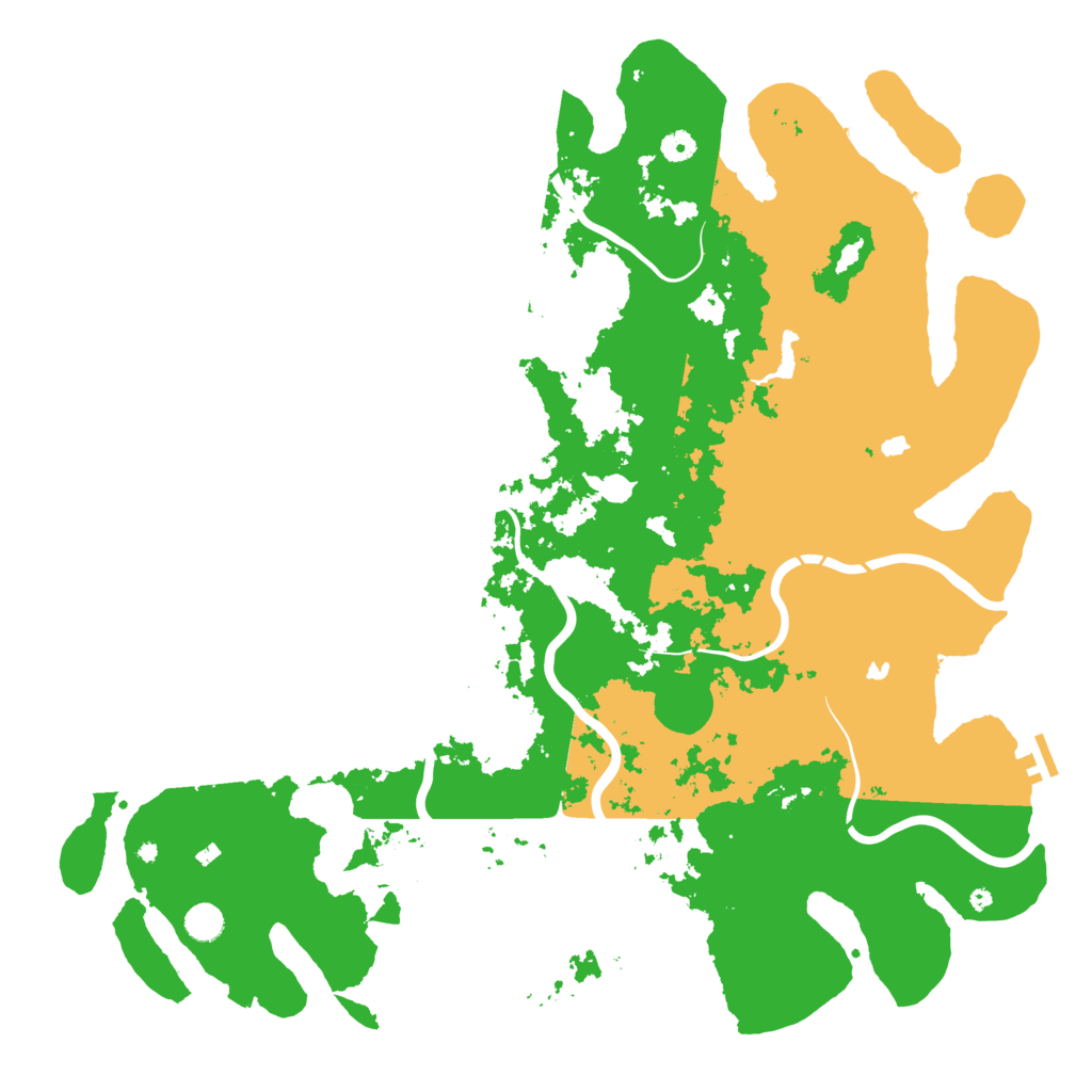 Biome Rust Map: Procedural Map, Size: 5000, Seed: 1569163757