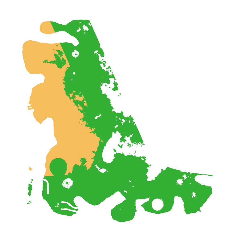 Biome Rust Map: Procedural Map, Size: 3600, Seed: 51625842