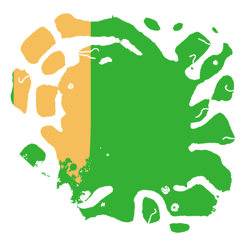 Biome Rust Map: Procedural Map, Size: 4500, Seed: 5465465