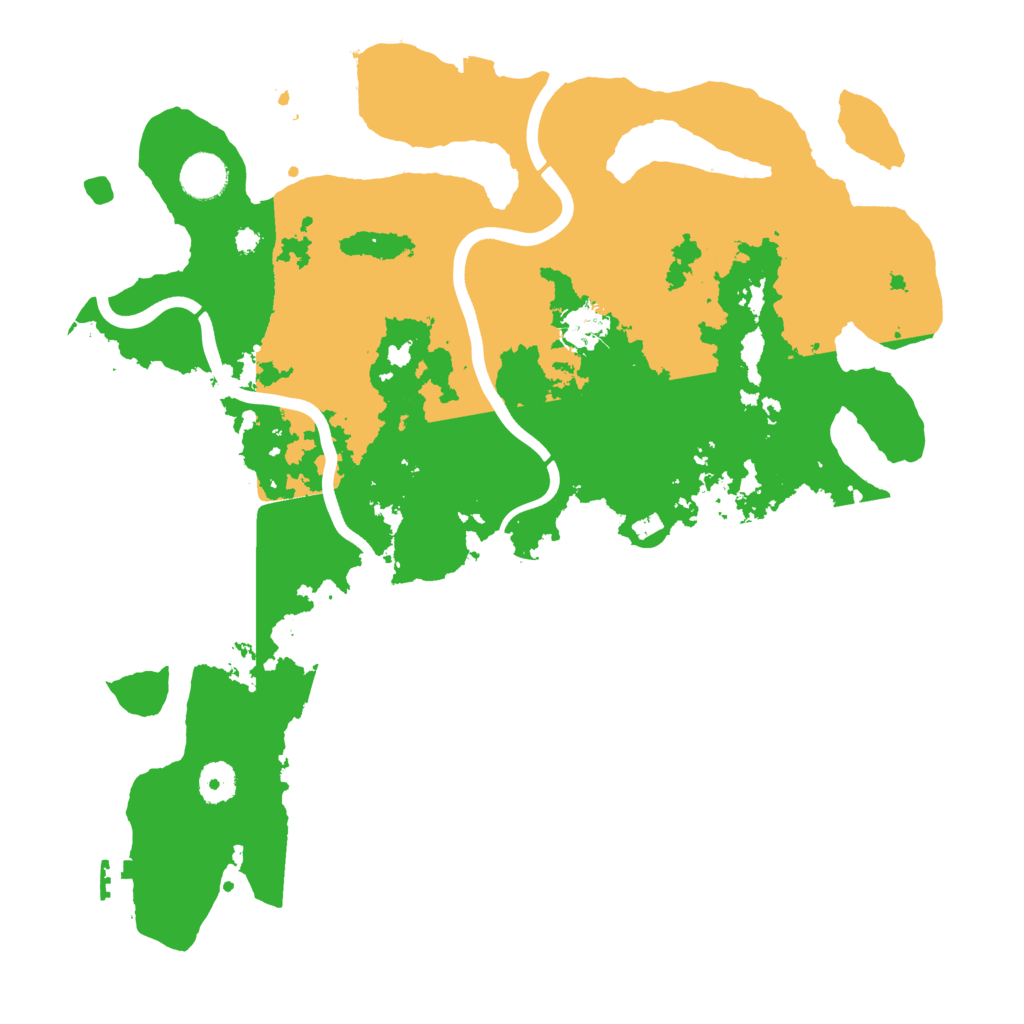 Biome Rust Map: Procedural Map, Size: 3850, Seed: 172299248