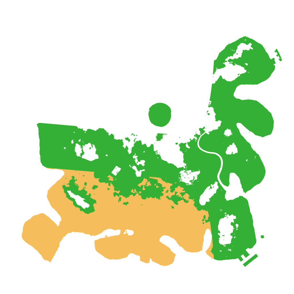 Biome Rust Map: Procedural Map, Size: 3500, Seed: 1340065646