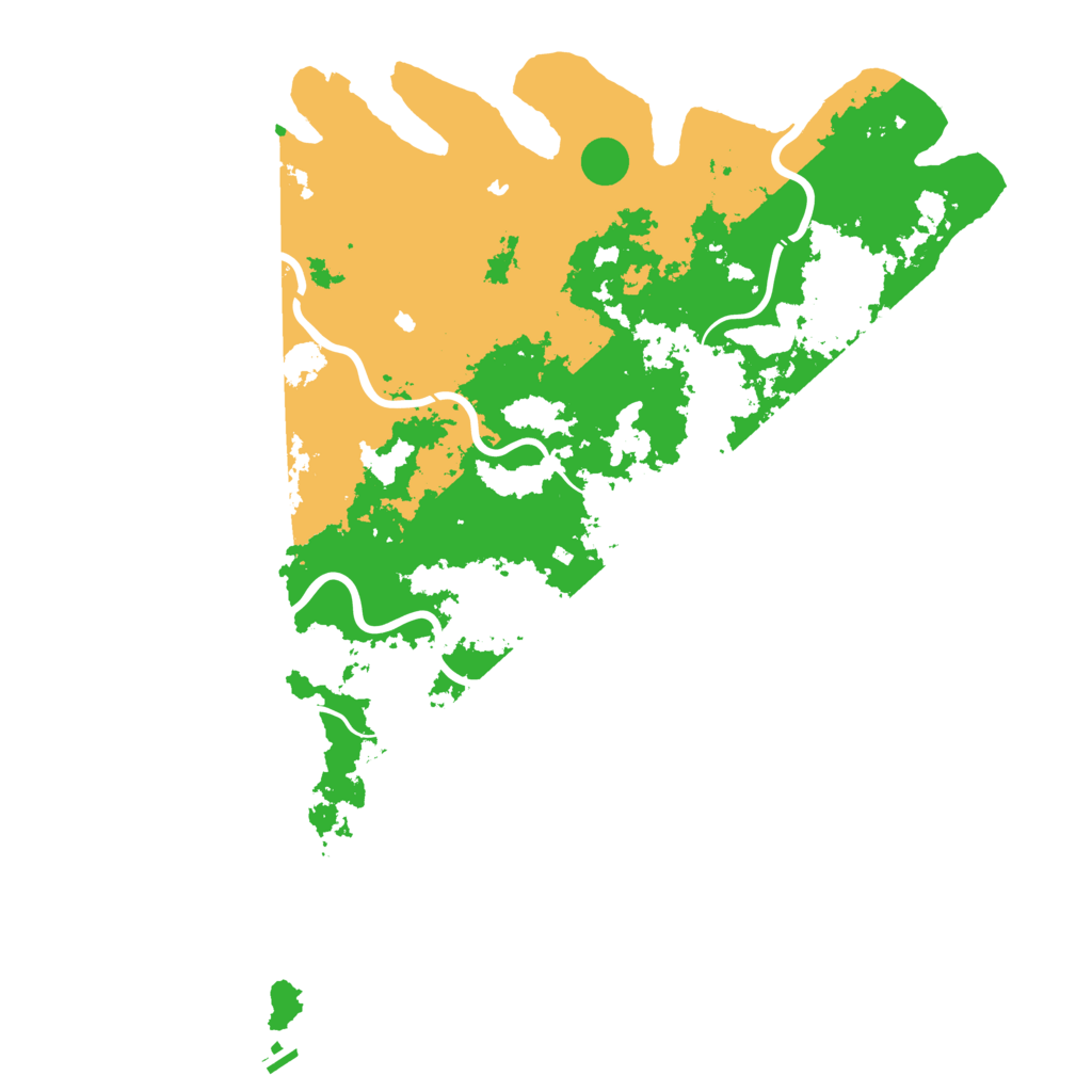 Biome Rust Map: Procedural Map, Size: 6000, Seed: 60509410