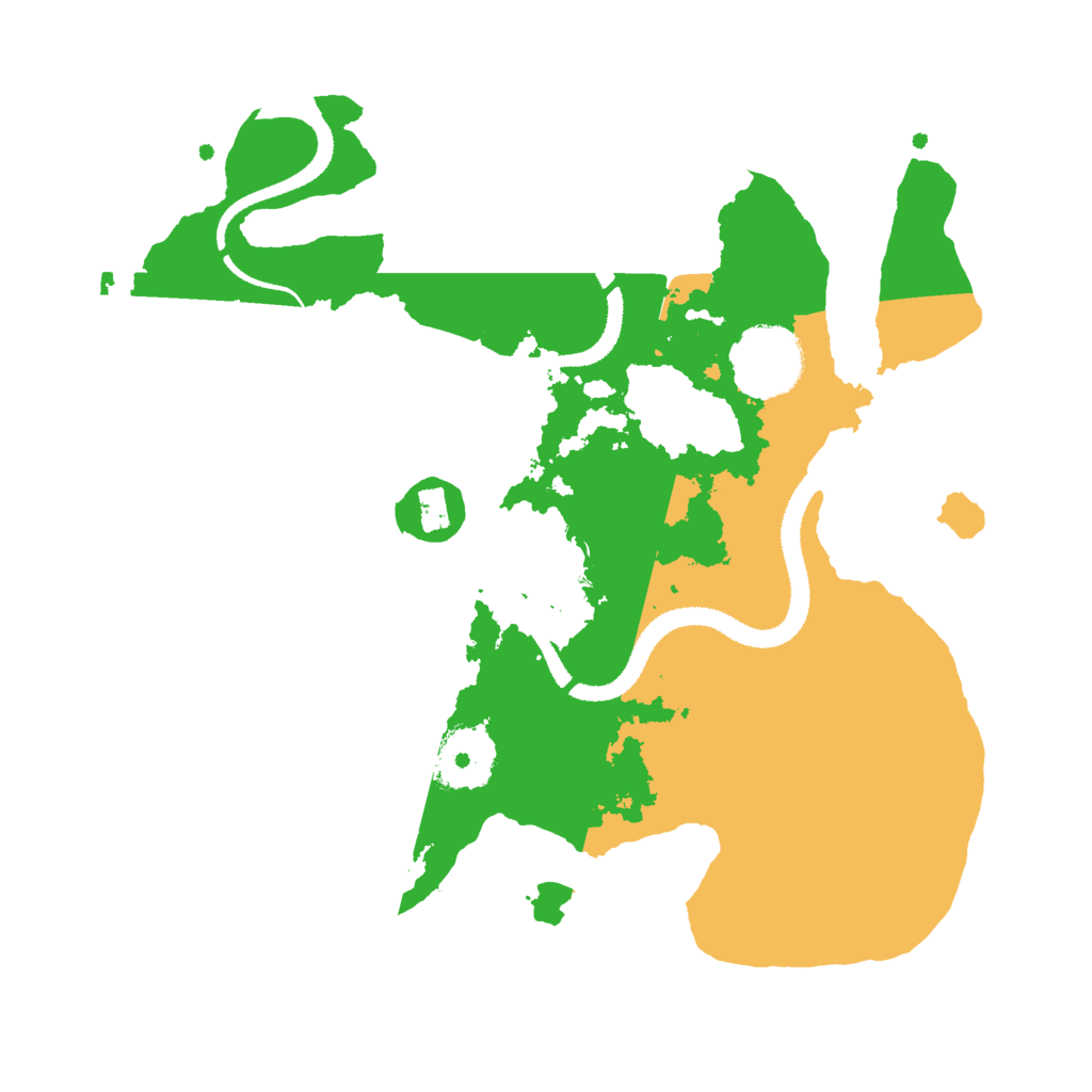 Biome Rust Map: Procedural Map, Size: 2800, Seed: 582