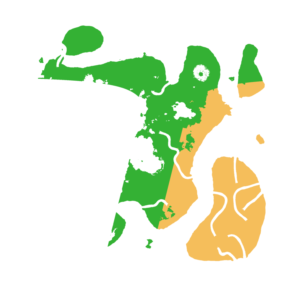 Biome Rust Map: Procedural Map, Size: 2800, Seed: 582