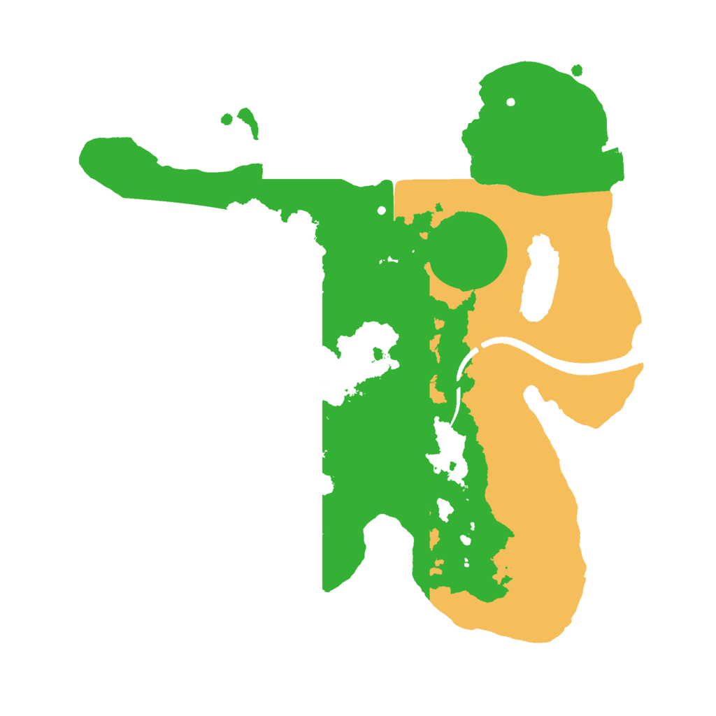 Biome Rust Map: Procedural Map, Size: 2500, Seed: 463092528