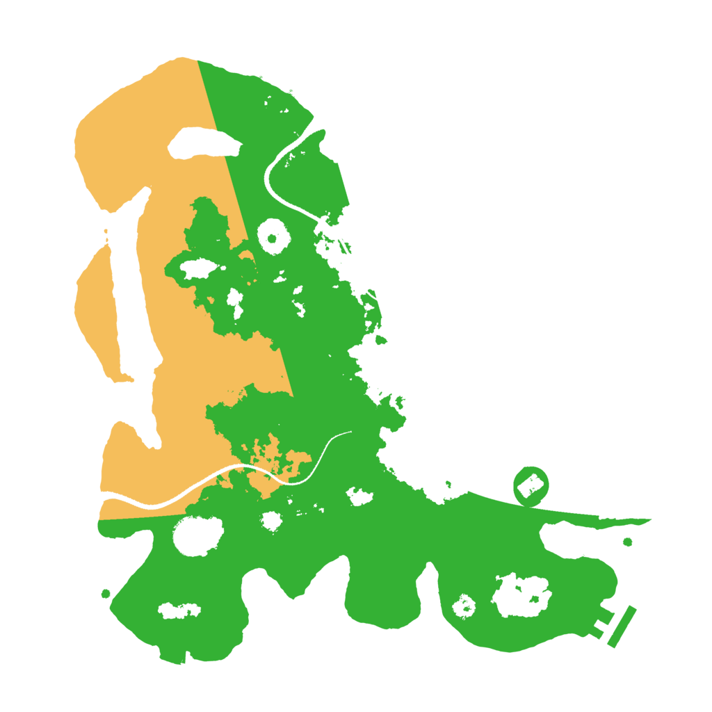 Biome Rust Map: Procedural Map, Size: 3200, Seed: 1313832131