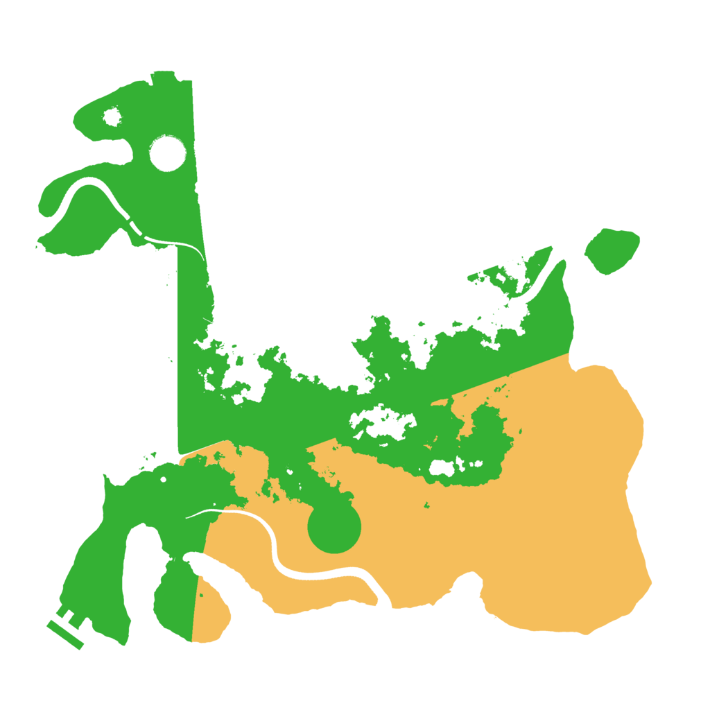 Biome Rust Map: Procedural Map, Size: 3500, Seed: 1184317036