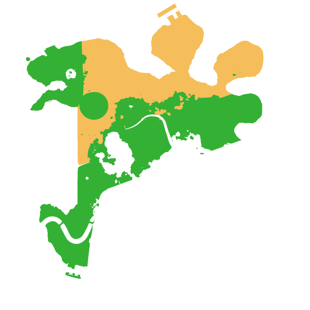 Biome Rust Map: Procedural Map, Size: 3000, Seed: 149943