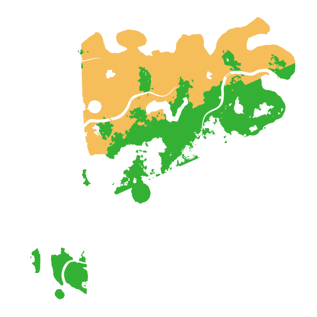 Biome Rust Map: Procedural Map, Size: 4500, Seed: 123420