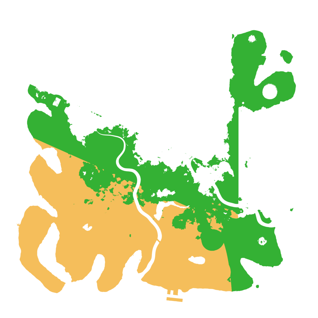 Biome Rust Map: Procedural Map, Size: 4000, Seed: 12600