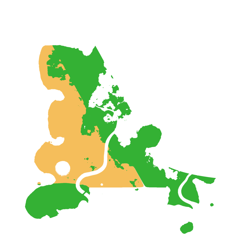Biome Rust Map: Procedural Map, Size: 3000, Seed: 50086406