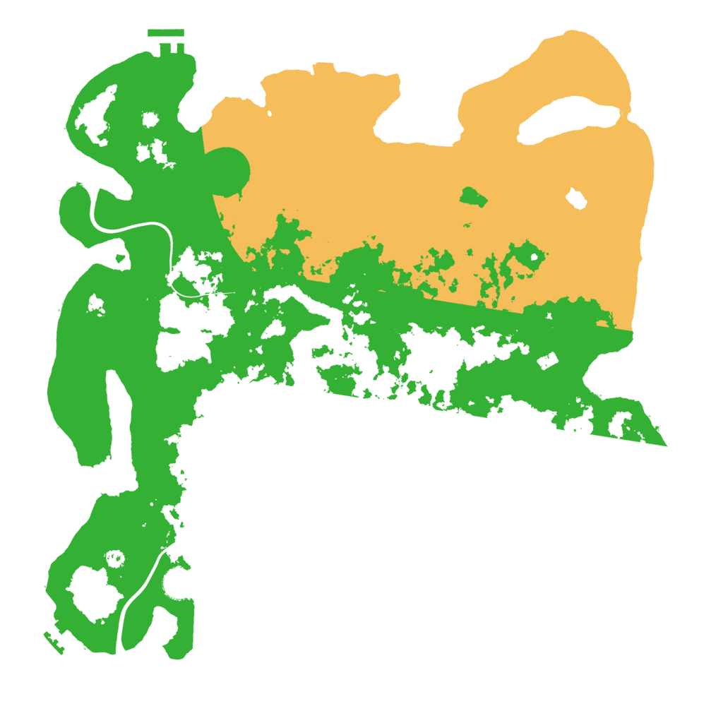Biome Rust Map: Procedural Map, Size: 4000, Seed: 79053