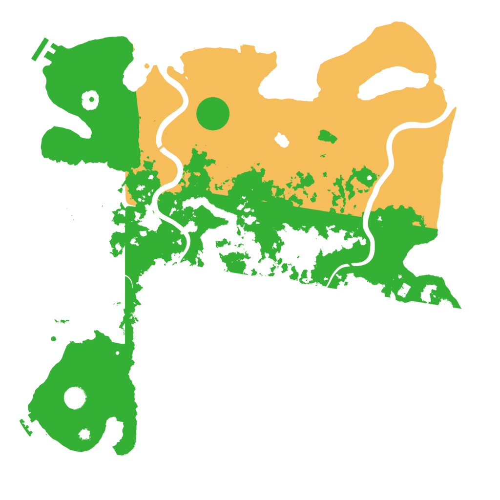Biome Rust Map: Procedural Map, Size: 4000, Seed: 79053