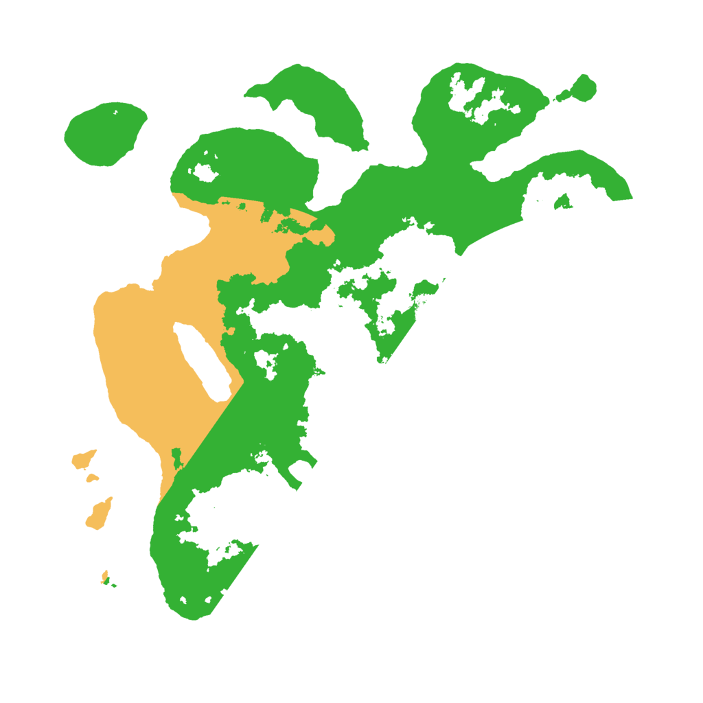 Biome Rust Map: Procedural Map, Size: 2500, Seed: 1963927162