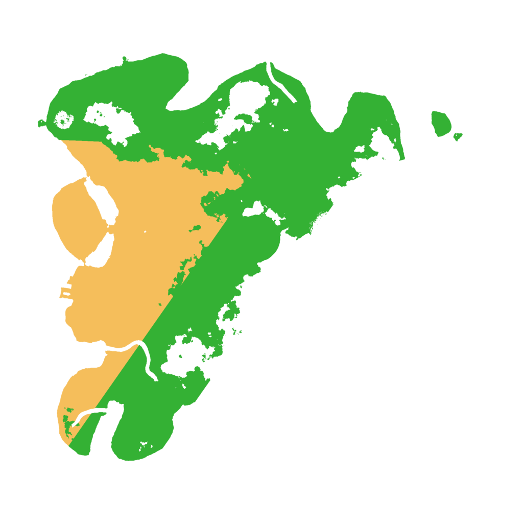 Biome Rust Map: Procedural Map, Size: 3000, Seed: 218660605