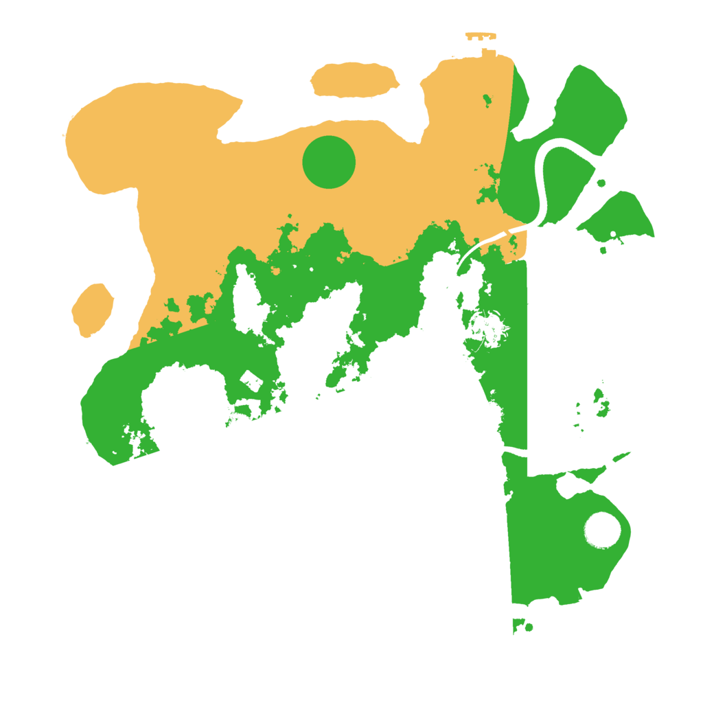 Biome Rust Map: Procedural Map, Size: 3500, Seed: 98213791