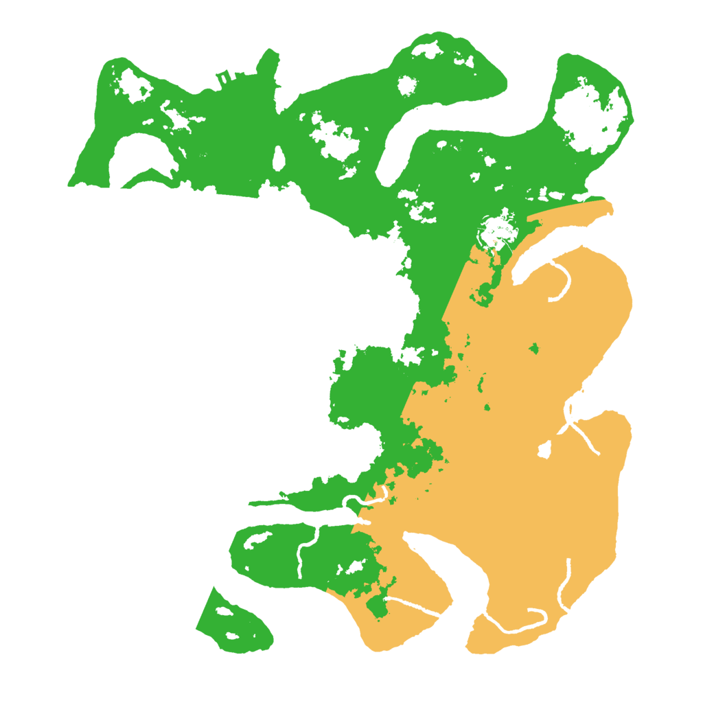 Biome Rust Map: Procedural Map, Size: 3400, Seed: 9218