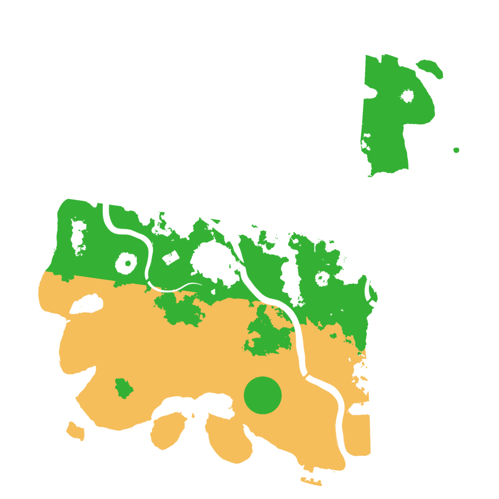 Biome Rust Map: Procedural Map, Size: 3500, Seed: 60630