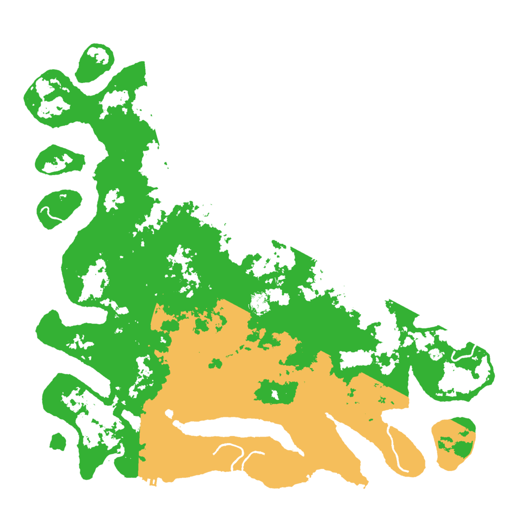 Biome Rust Map: Procedural Map, Size: 4500, Seed: 124582034