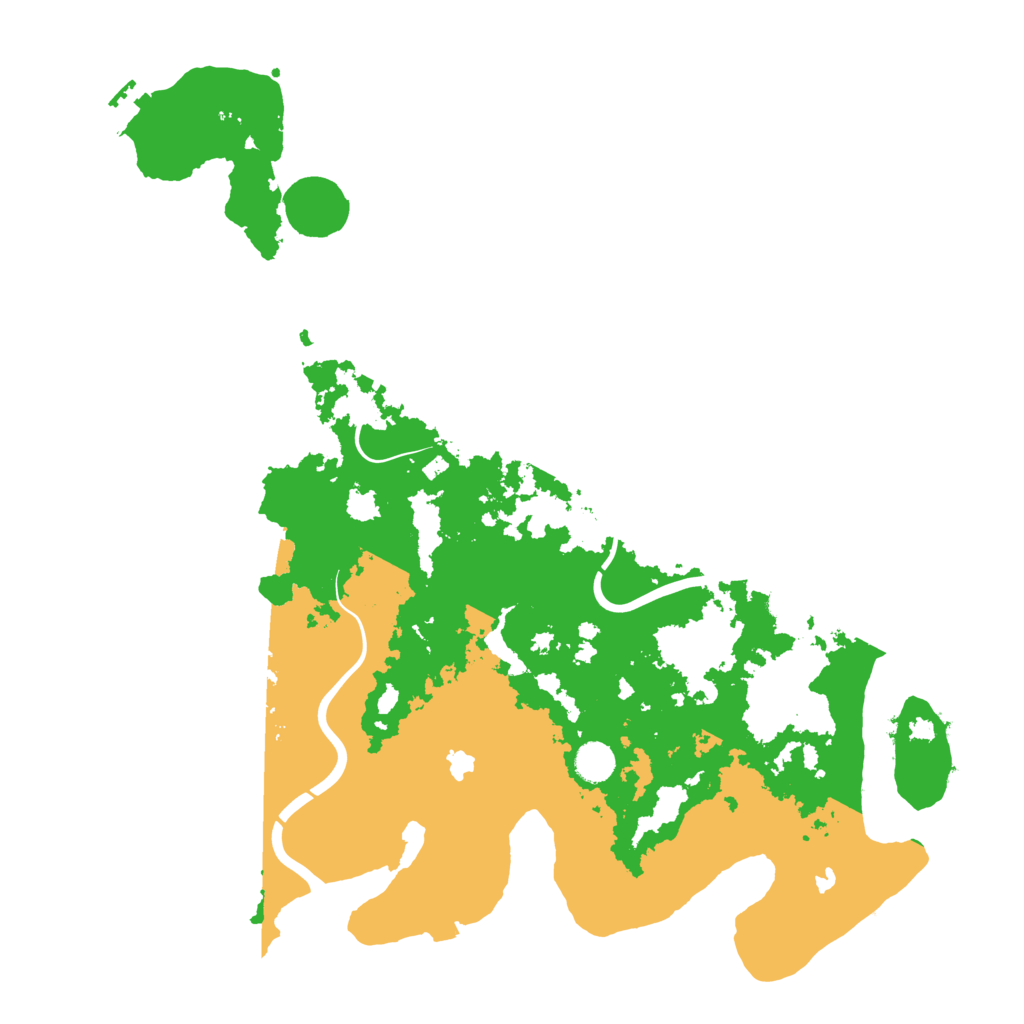 Biome Rust Map: Procedural Map, Size: 4500, Seed: 124582034