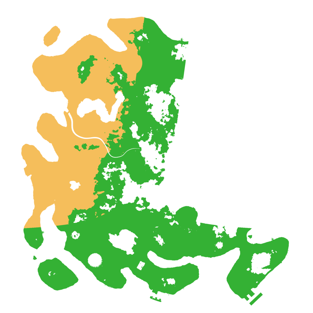 Biome Rust Map: Procedural Map, Size: 4000, Seed: 2666