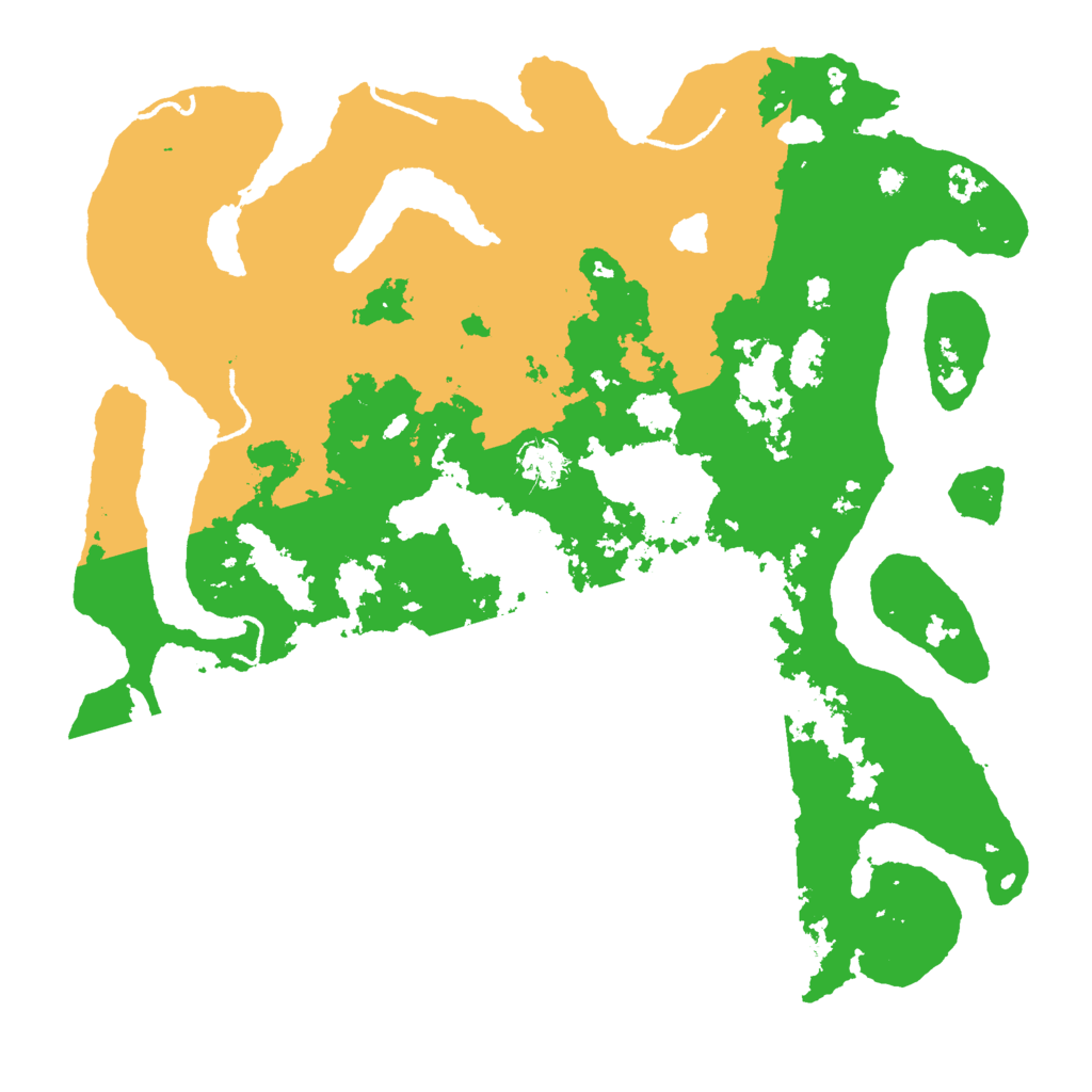 Biome Rust Map: Procedural Map, Size: 4000, Seed: 8865