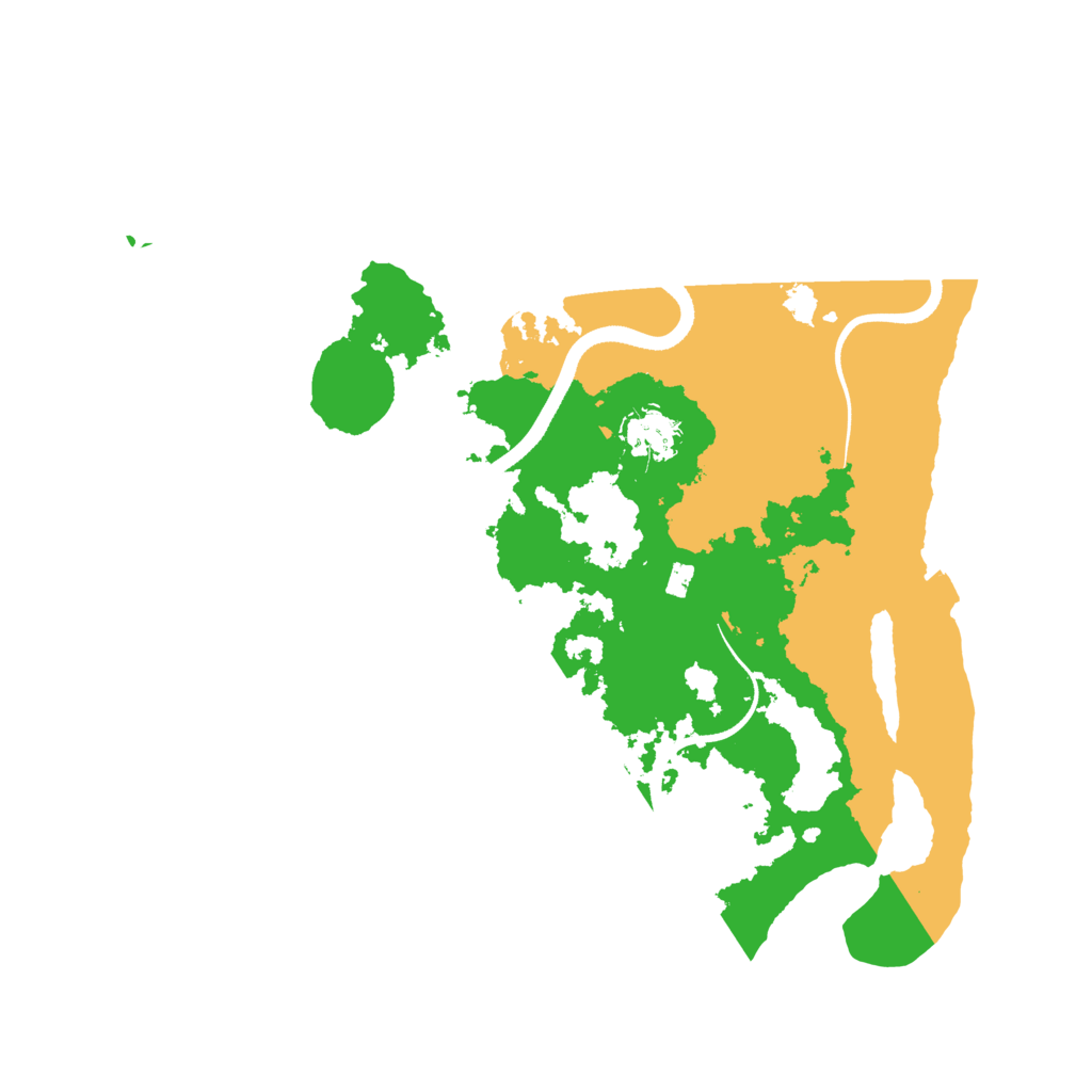 Biome Rust Map: Procedural Map, Size: 3500, Seed: 1075621760