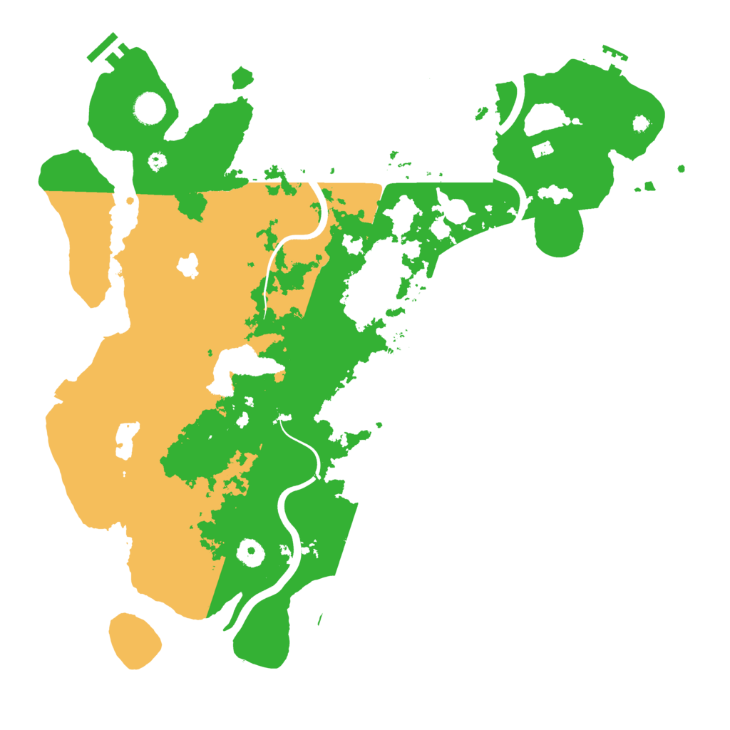 Biome Rust Map: Procedural Map, Size: 4000, Seed: 22334455