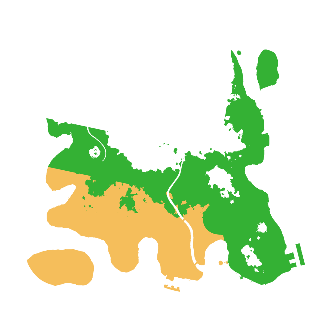 Biome Rust Map: Procedural Map, Size: 2900, Seed: 748947386