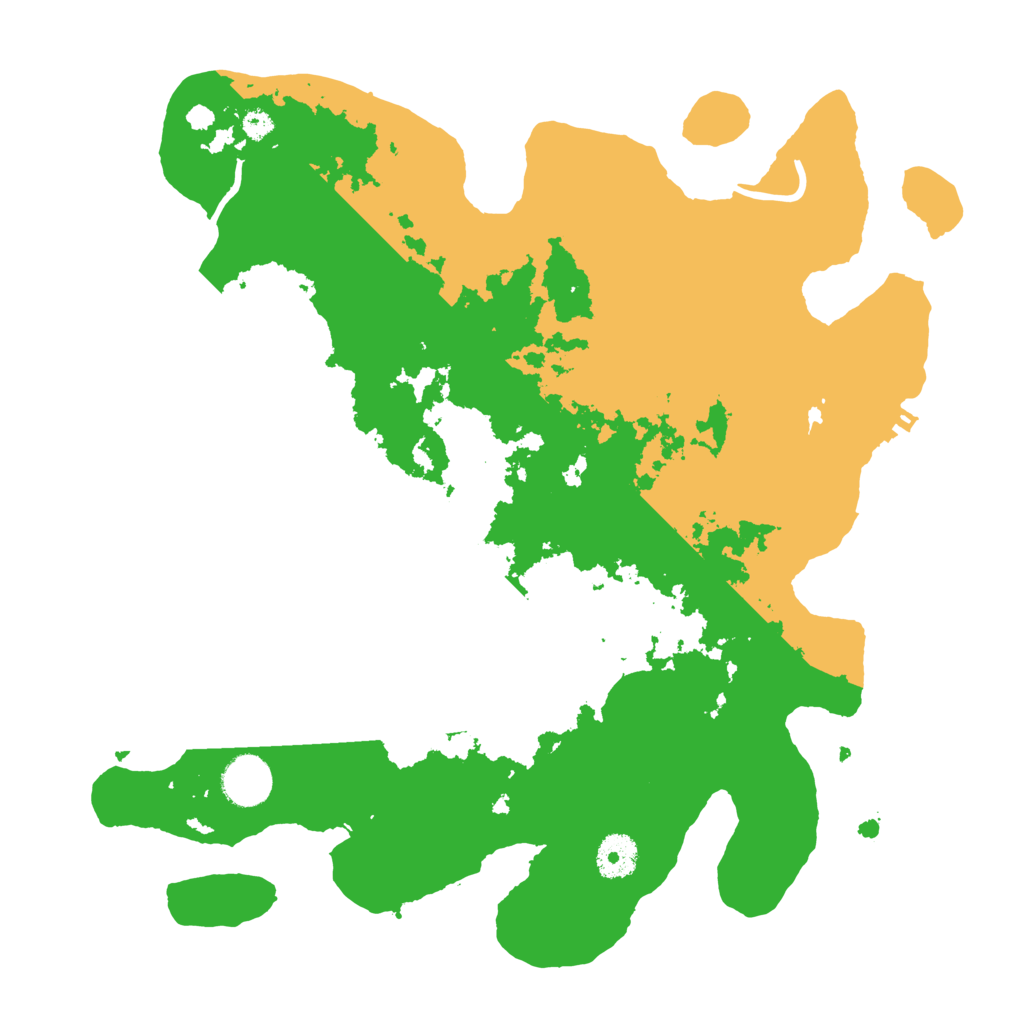 Biome Rust Map: Procedural Map, Size: 3600, Seed: 270965199