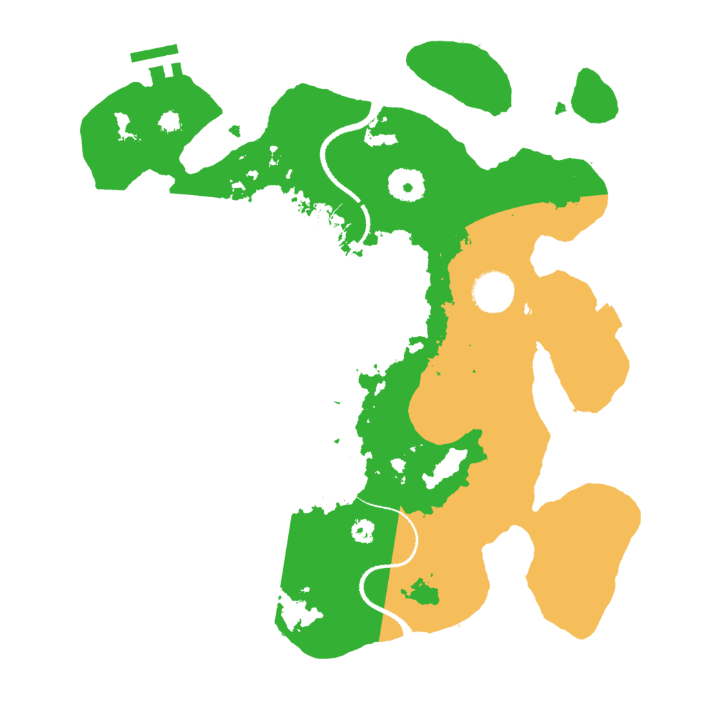Biome Rust Map: Procedural Map, Size: 3000, Seed: 47374