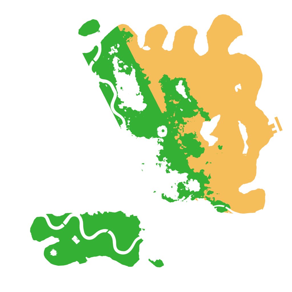 Biome Rust Map: Procedural Map, Size: 4000, Seed: 734928